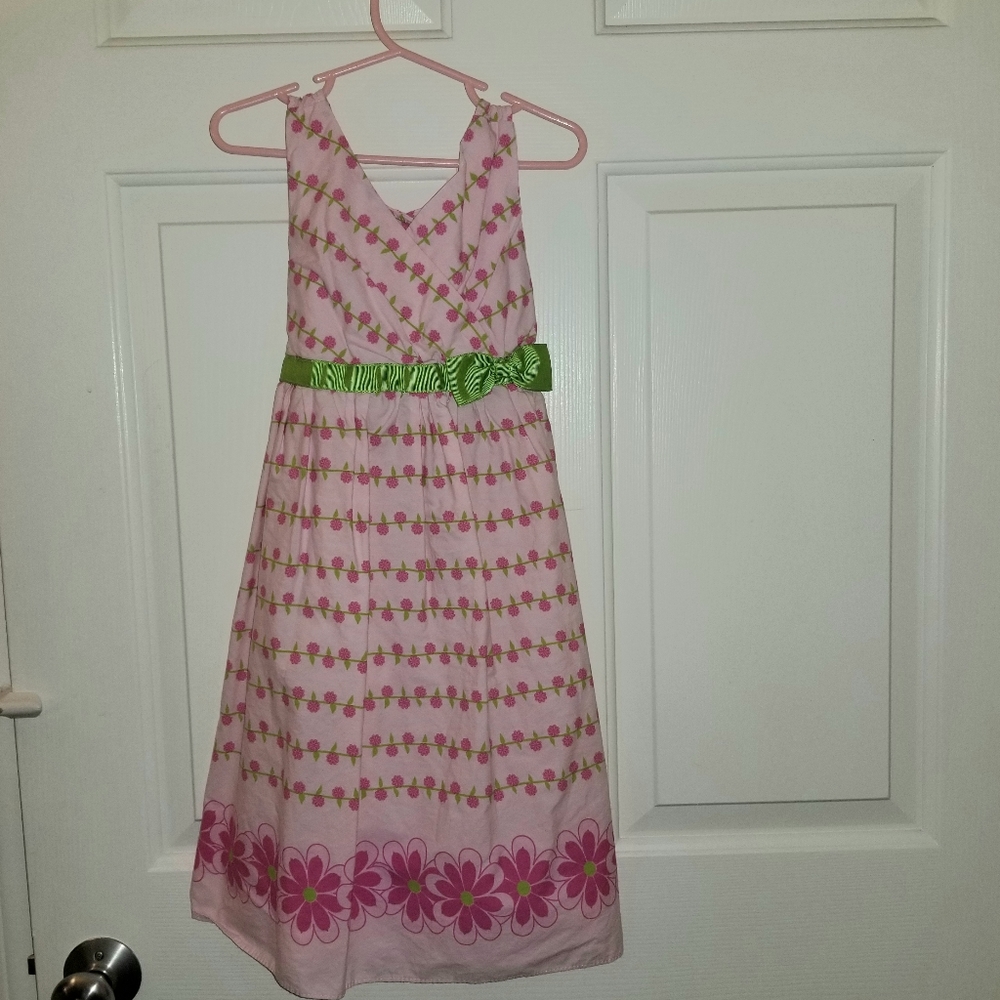 Jona Michelle 6x pink floral summer dress